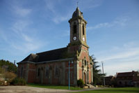 The brick church of Foncquevillers